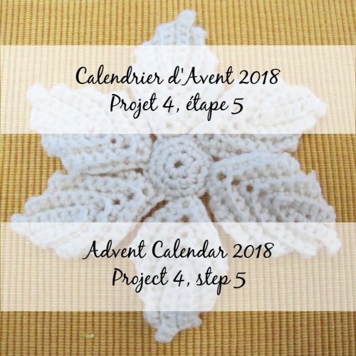 Advent Calendar 2018 – Flower 4, step 5